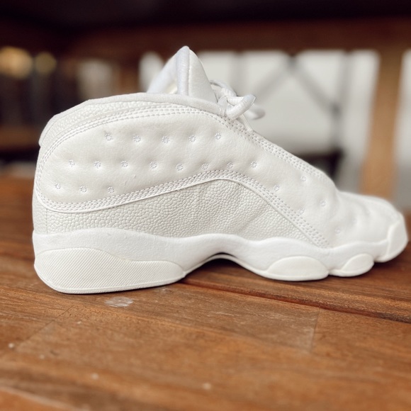 Air Jordan 13 Retro Low PS 'AIl WHITE' - size 5 - Picture 4 of 5